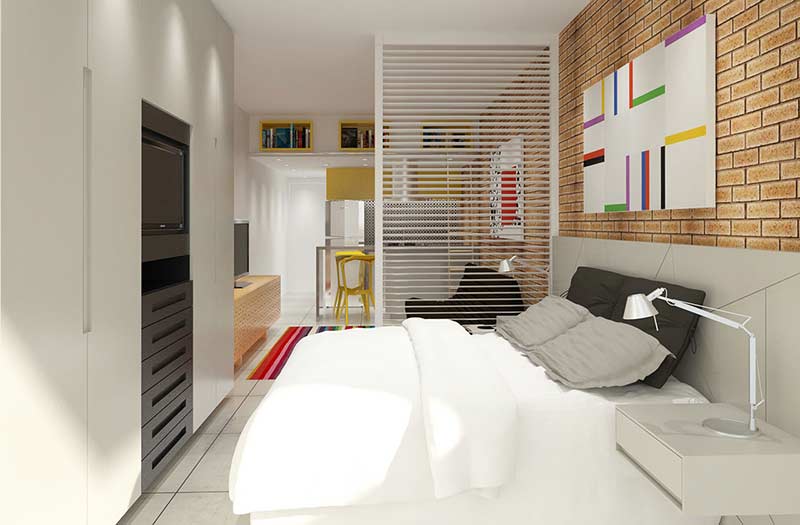 Quarto de casal moderno: 60 ideias, fotos e projetos