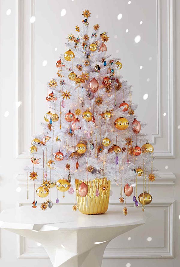 80 Ideias de Árvore de Natal Branca Inéditas e Originais (fotos) 80 Ideias de Árvore de Natal Branca Inéditas e Originais (fotos)