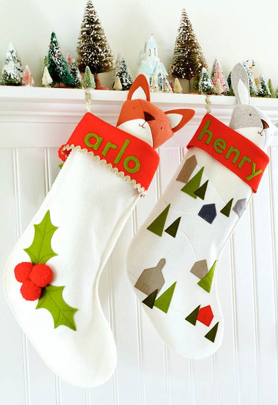 Enfeites de Natal em Feltro: 60 Ideias com Moldes e Como Fazer Enfeites de Natal em Feltro: 60 Ideias com Moldes e Como Fazer