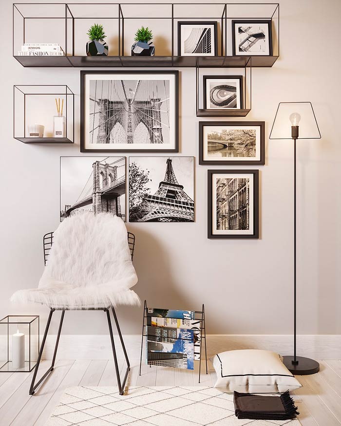 Quadros para sala: 60 dicas para decorar o ambiente