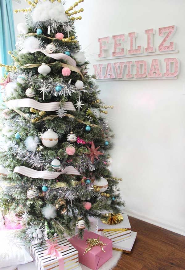 Árvore de Natal Decorada: 65 Ideias Incríveis para se Inspirar!