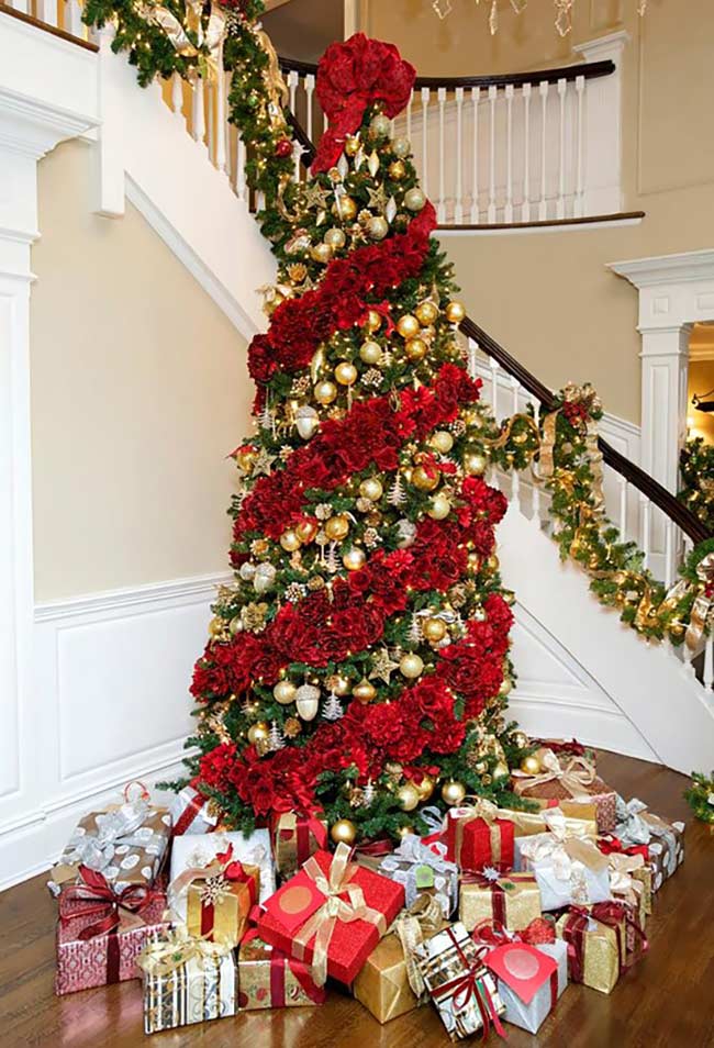 Árvore de Natal Decorada: 65 Ideias Incríveis para se Inspirar! Árvore de Natal Decorada: 65 Ideias Incríveis para se Inspirar!