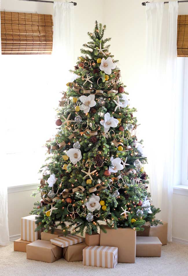 Árvore de Natal Decorada: 65 Ideias Incríveis para se Inspirar! Árvore de Natal Decorada: 65 Ideias Incríveis para se Inspirar!