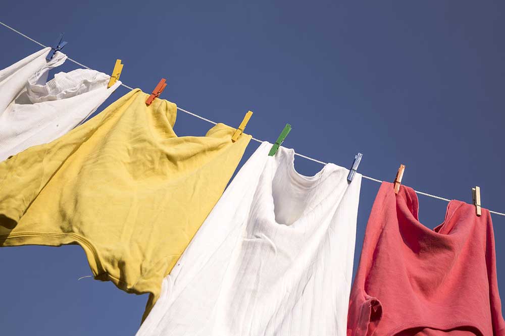 Secagem das roupas