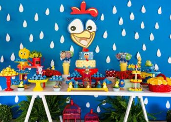 Decoração para festa da Galinha Pintadinha: dicas e ideias criativas