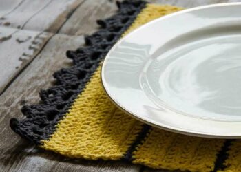 Jogo americano de crochê: 50 ideias para incrementar a sua mesa