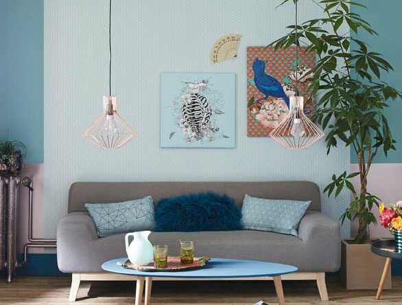 Sala azul: como decorar e compor com as tonalidades da cor