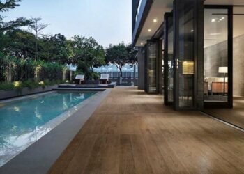 Porcelanato madeira: o piso que imita o material com muito charme