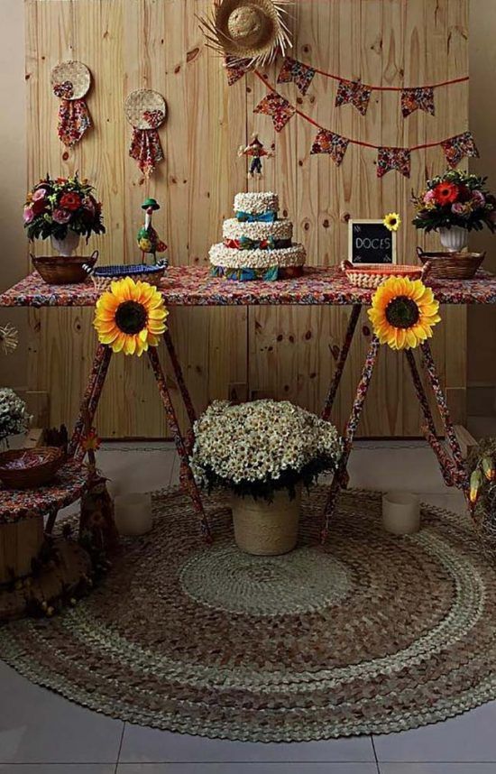 Painel de Festa Junina: Como Montar, 60 Fotos Painéis Criativos