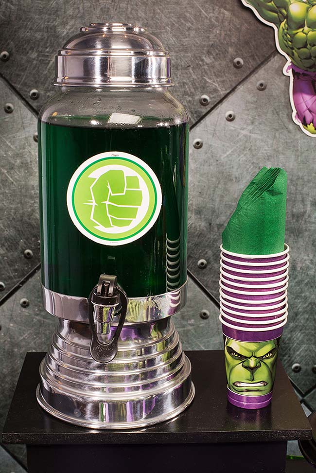 Suco verde do Hulk para dar super força