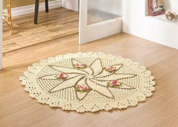 Tapete de crochê redondo: passo a passo e ideias criativas