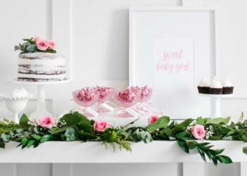 Capa chá de bebie simples