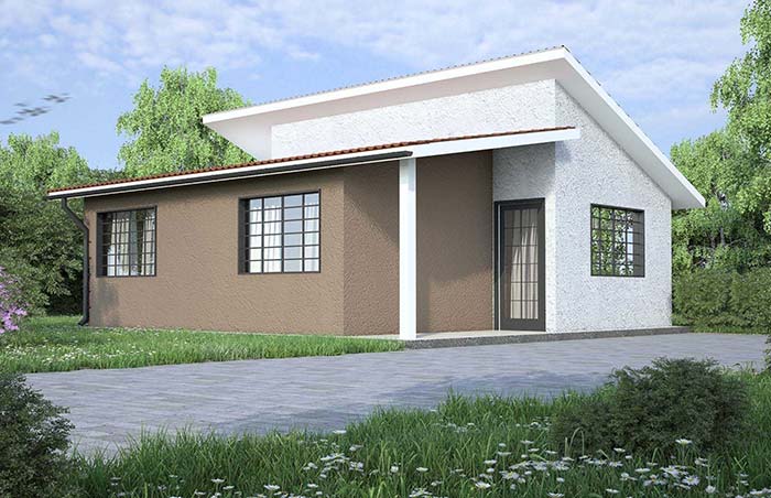 Como construir uma casa simples e bonita!