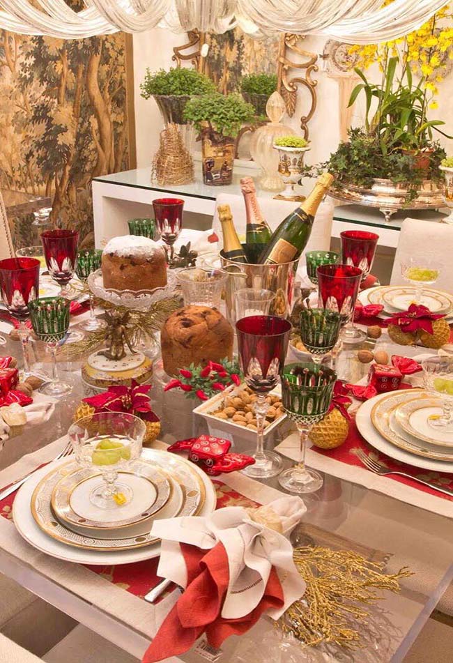 Mesa de Natal: 75 Ideias Incríveis E Fotos Para Decorar a Sua Mesa de Natal: 75 Ideias Incríveis E Fotos Para Decorar a Sua