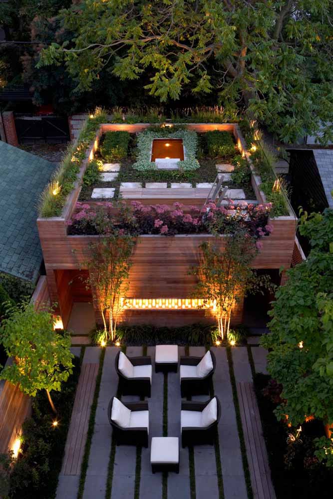 Transforme o telhado verde em um anfitrião da casa