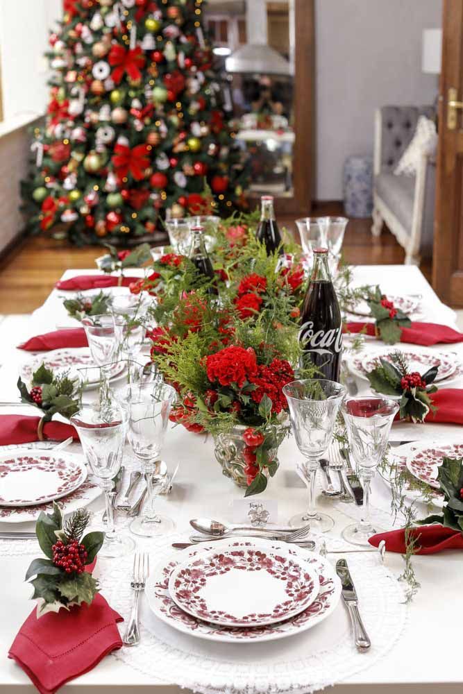Ceia de Natal: Dicas Para Arrasar na Decoração Com 60 Fotos Ceia de Natal: Dicas Para Arrasar na Decoração Com 60 Fotos