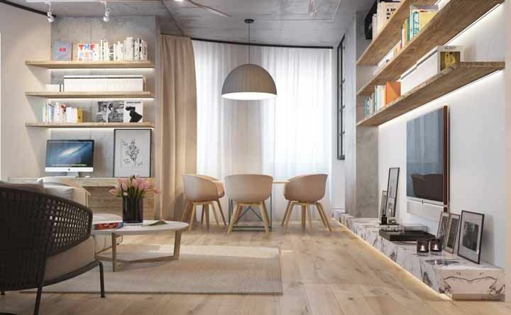 Piso para sala: descubra como escolher com 60 ideias de decoração Piso para sala: descubra como escolher com 60 ideias de decoração