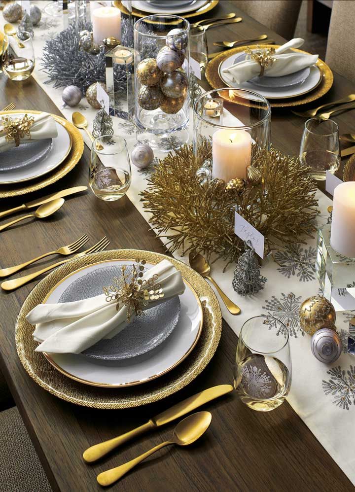 Enfeites de Natal para Mesa: Tutoriais, Como Fazer e 60 Sugestões Enfeites de Natal para Mesa: Tutoriais, Como Fazer e 60 Sugestões