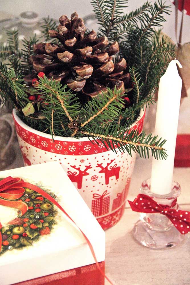 Enfeites de Natal para Mesa: Tutoriais, Como Fazer e 60 Sugestões Enfeites de Natal para Mesa: Tutoriais, Como Fazer e 60 Sugestões