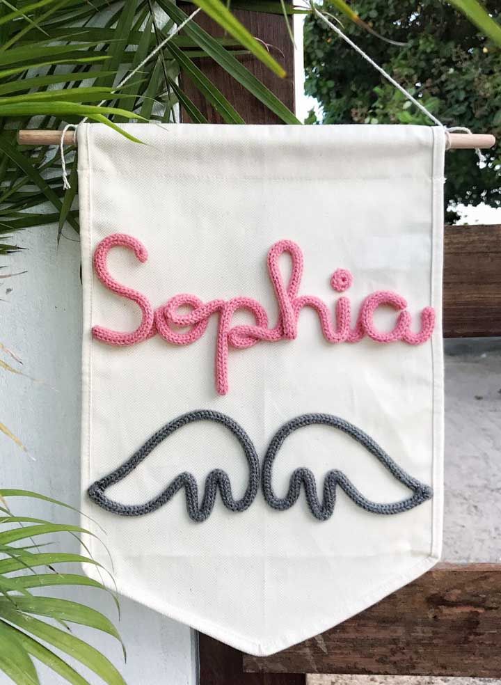 Um anjo chamado Sophia; o tricotin quem disse!