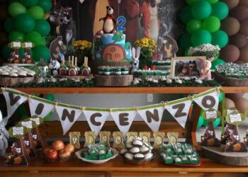 Festa Masha e o Urso: veja inspirações e dicas para decorar seu aniversário