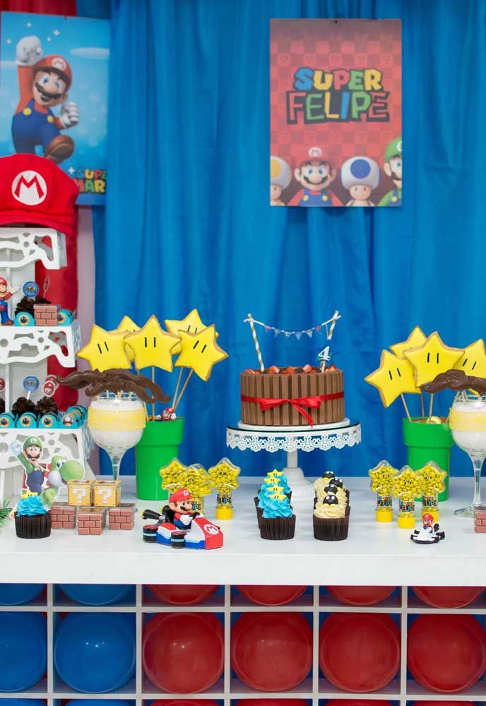 Decoração De Festa Infantil Do Mario Bros