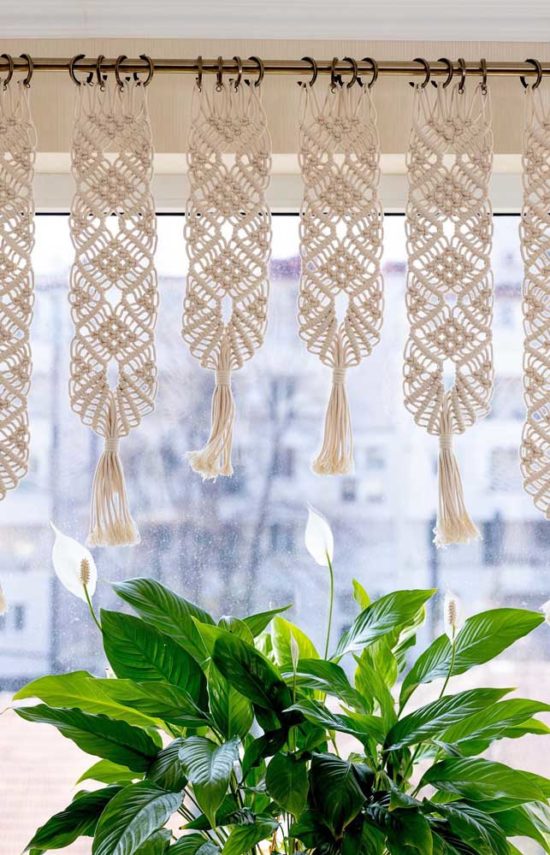 Cortina de Crochê: 60 Modelos, Fotos e Tutorial Passo a Passo