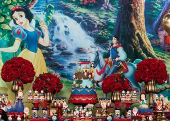 Festa Branca de Neve: 85 ideias encantadoras que farão sucesso