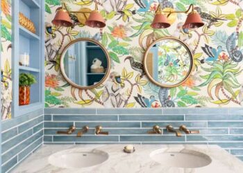 Papel de parede para banheiro: 51 inspirações para escolher o seu