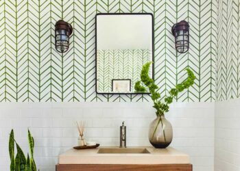 Papel de parede para lavabo: 60 ideias diferentes para inspirar