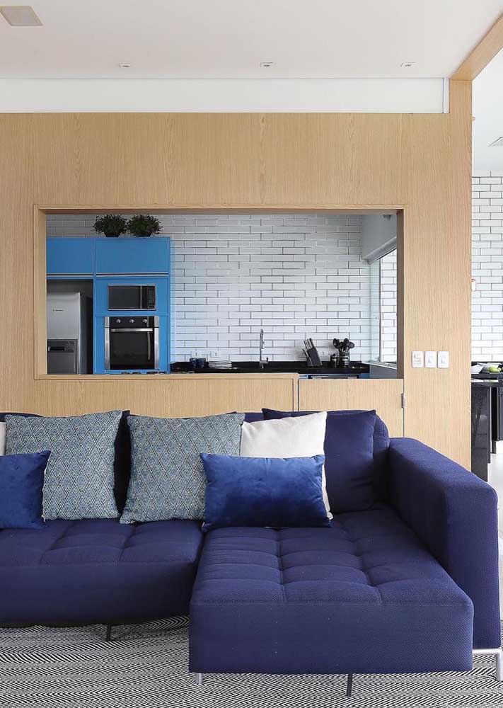 Sofá Azul: 60 Modelos e Como Usar na Decoração - Fotos