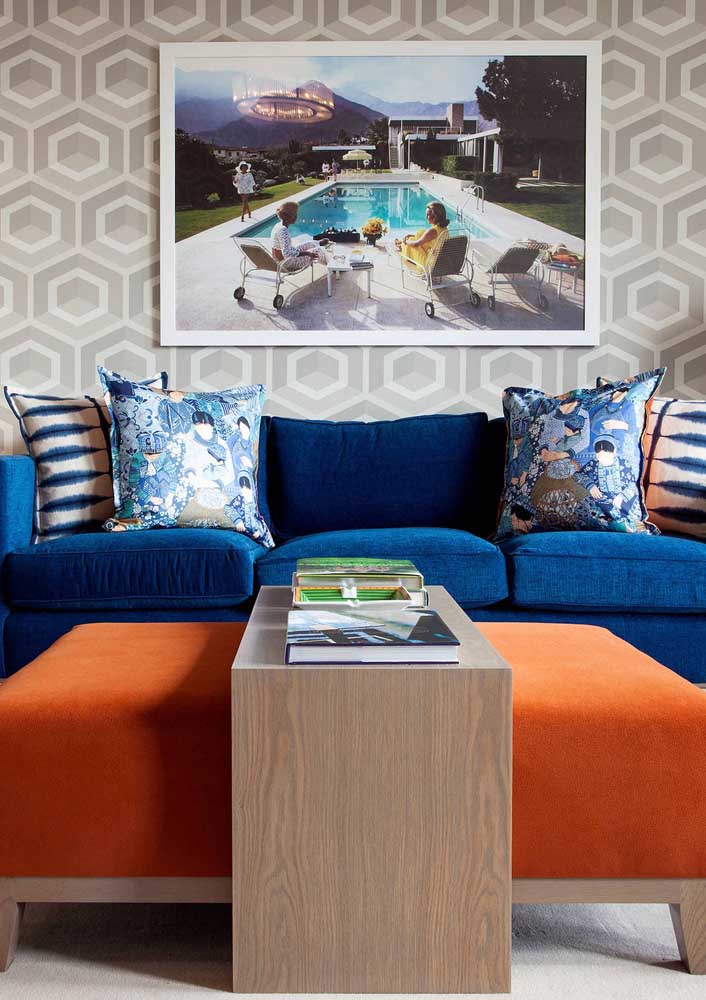 Sofá Azul: 60 Modelos e Como Usar na Decoração - Fotos