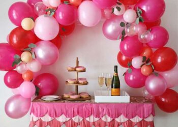 Arco de bexiga: 60 ideias criativas e tutoriais para você se inspirar