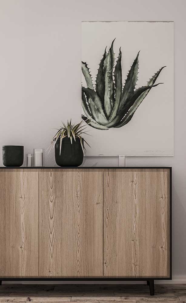 As plantas que não puderam ser usadas na decoração, podem entrar na casa por meio dos quadros Tumblr