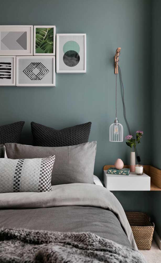 Escolha uma paleta de cores harmoniosa para o kit de quadros Tumblr do seu quarto