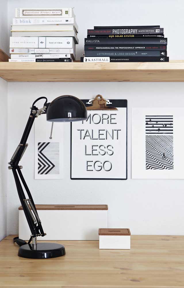 Quadros Tumblr minimalistas para a parede do home office