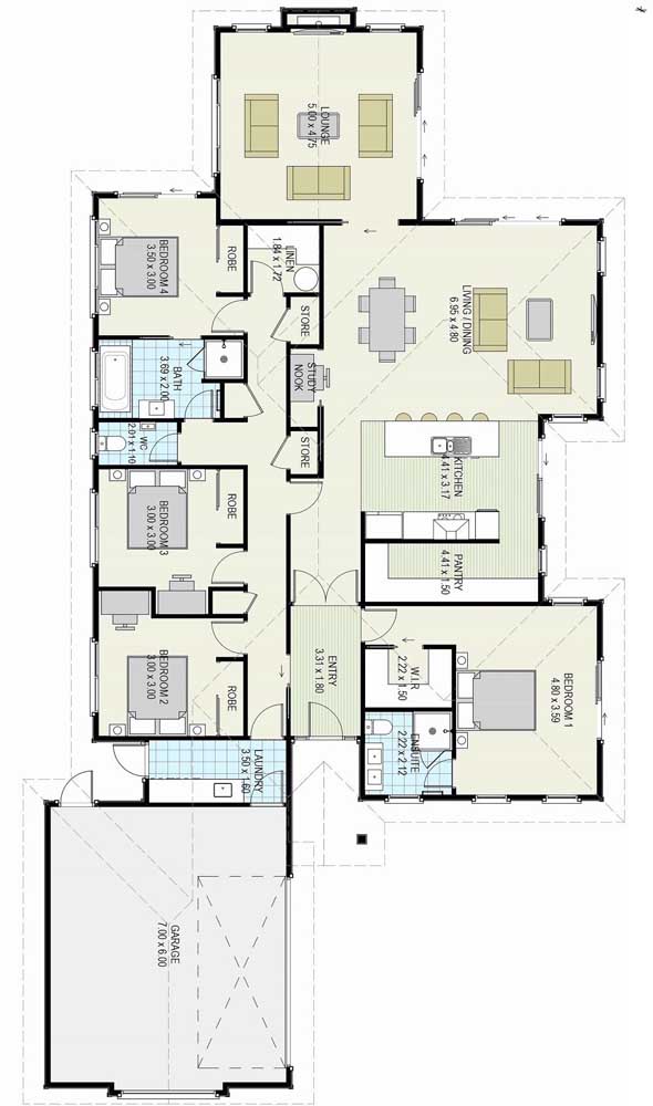 Plantas De Casas Com 4 Quartos Veja Dicas E 60 Inspiracoes