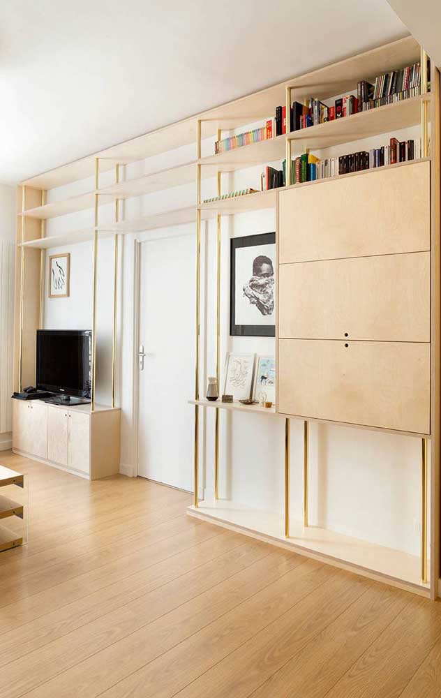 Want a bookcase in the small room?  So bet on an open and cast model