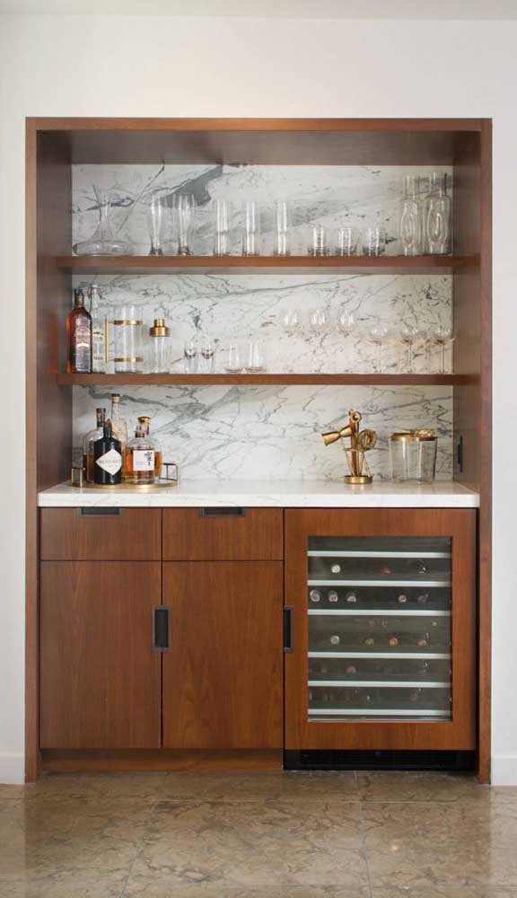 A great home bar model for those looking for something classic and timeless