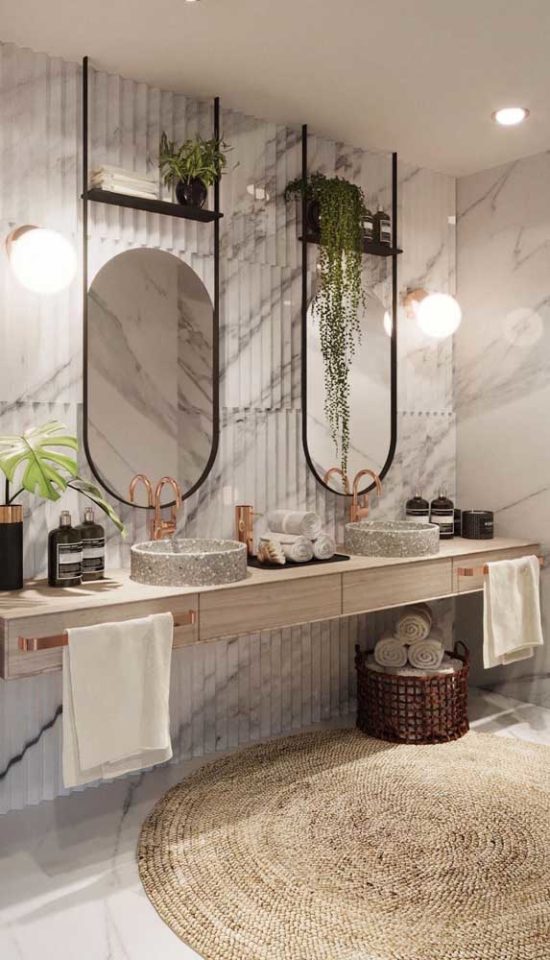 Luminária Para Banheiro Como Escolher, Tipos e Fotos