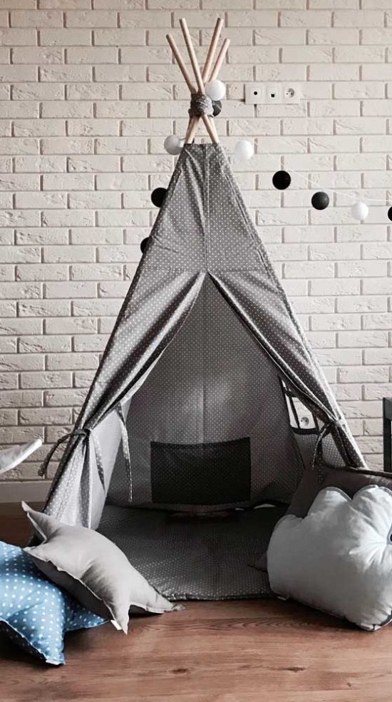 Cabana Infantil: Tipos, Como Fazer e 60 Ideias de Decoração
