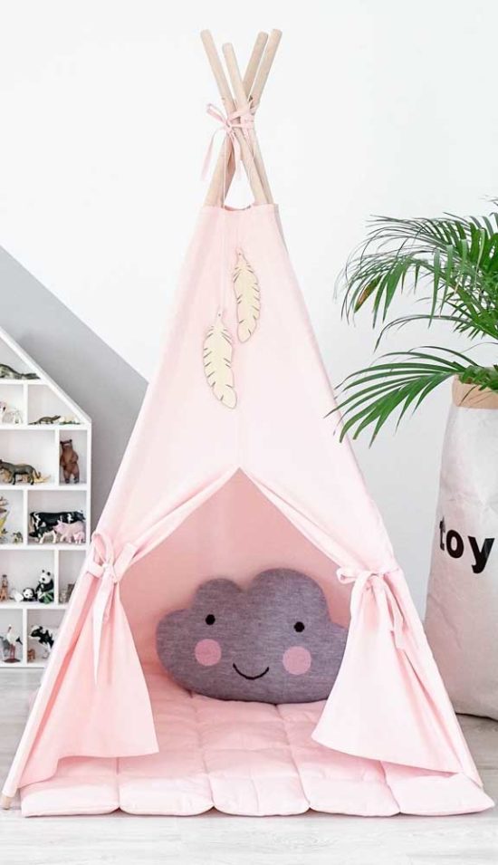 Cabana Infantil: Tipos, Como Fazer e 60 Ideias de Decoração
