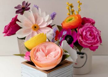 Rosa de papel: 60 ideias criativas com passo a passo fácil