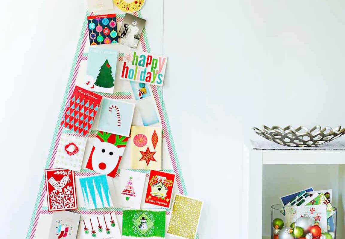 Árvore de Natal de Parede: Como Fazer e 80 Modelos com Fotos Árvore de Natal de Parede: Como Fazer e 80 Modelos com Fotos