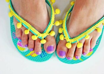 Chinelos bordados: como fazer passo a passo e ideias criativas