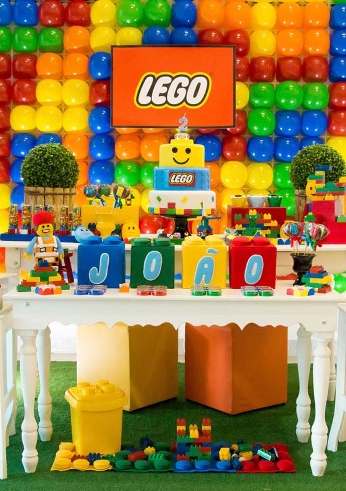 Decoração Festa Lego