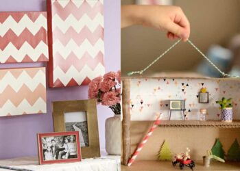 Artesanato com caixa de sapato e papelão: 70 ideias criativas