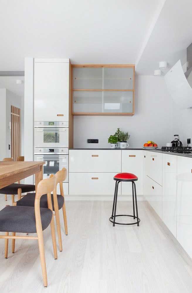Cozinha espaçosa e grande mas com um conceito simples!