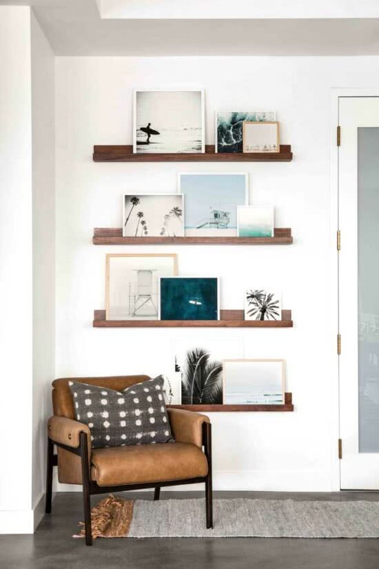 Prateleira Para Quadros: 50 Ideias Incríveis e Dicas Para Montar a Sua