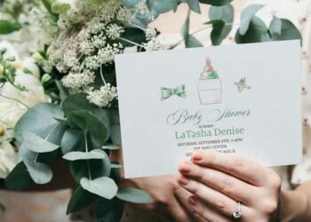 Convite de chá de bebê: 64 modelos para fazer download e imprimir